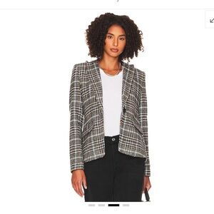Central Park West Bradley Plaid Dickey Blazer